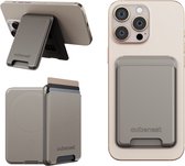 Cubenest - Magnetische Kaarthouder Geschikt Voor iPhone Magsafe - MagSafe kaarthouder - Pasjeshouder - Geschikt voor iPhone 12/13/14/15/16 (Pro/Pro Max/Plus/Mini) - Gouden