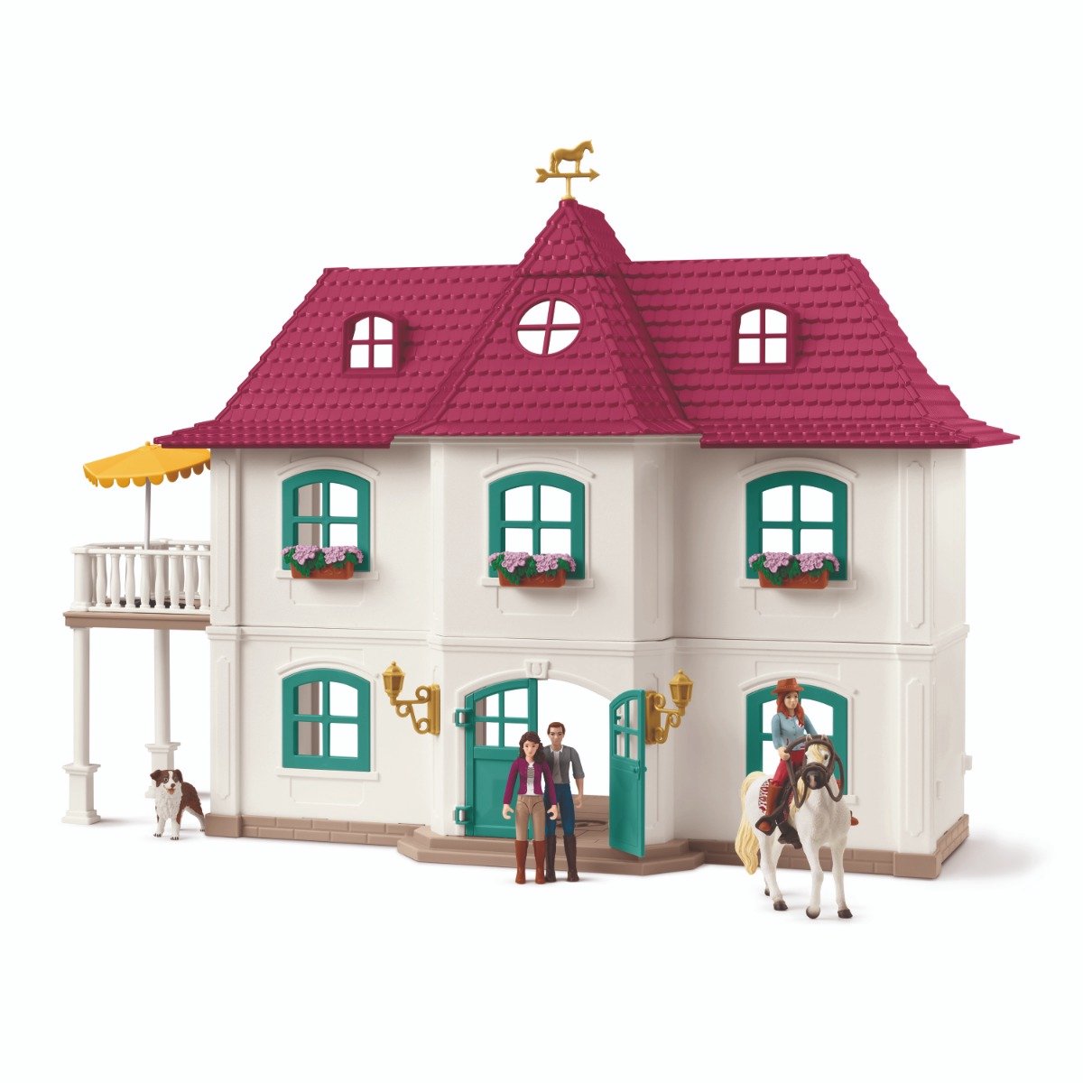 schleich HORSE CLUB - Lakeside Landhuis en -stal - 42706 — afbeelding 9