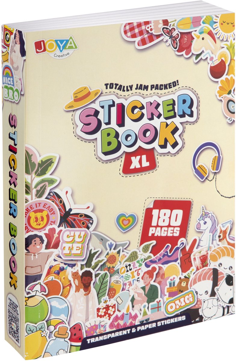Stickerboek Volwassenen XL - 7500 Stickers voor Bullet Journal - Scrapbook - Journaling - Stickervellen en Losse Stickers - 180 Pagina's - Joya Creative — afbeelding 2