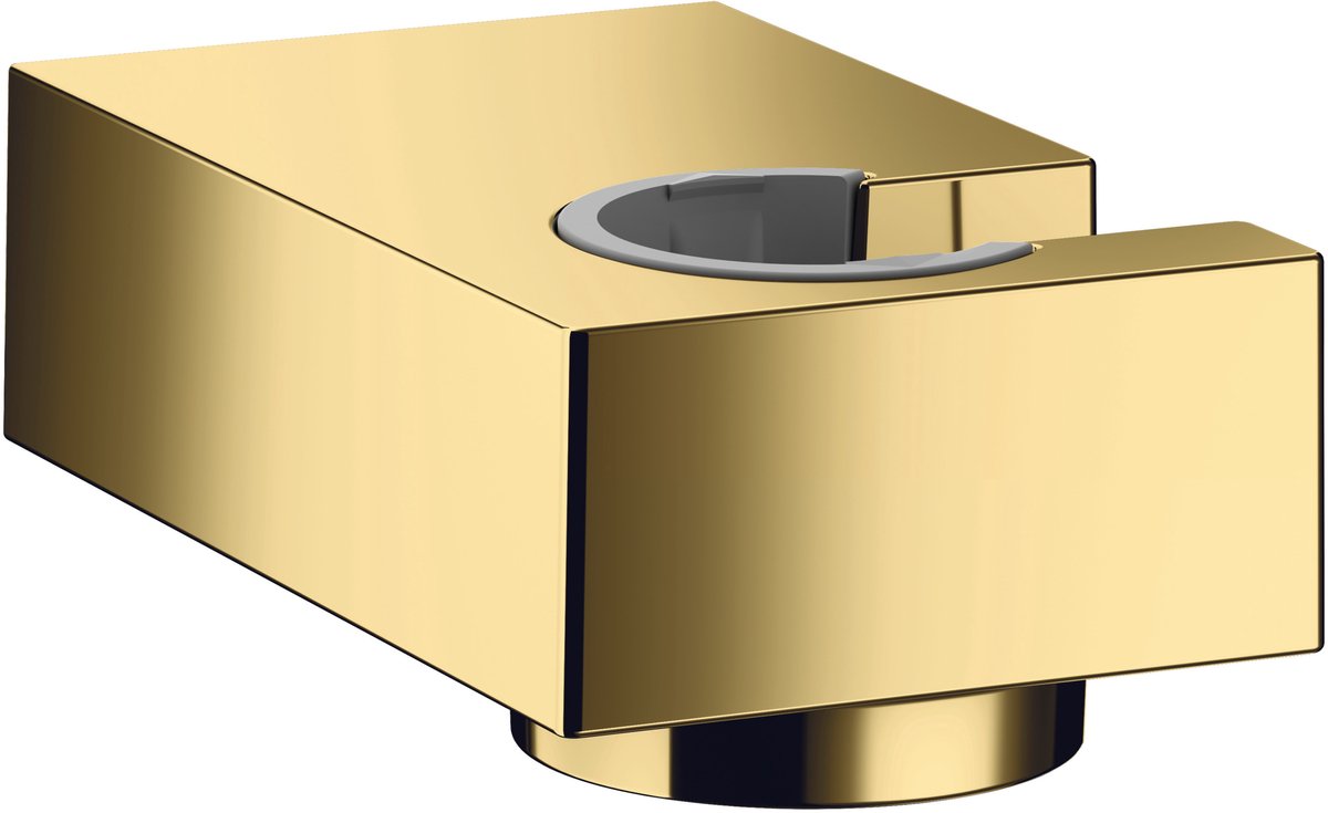 Hansgrohe Porter E wandhouder metaal - met vaste bevestigingspositie - glans goud