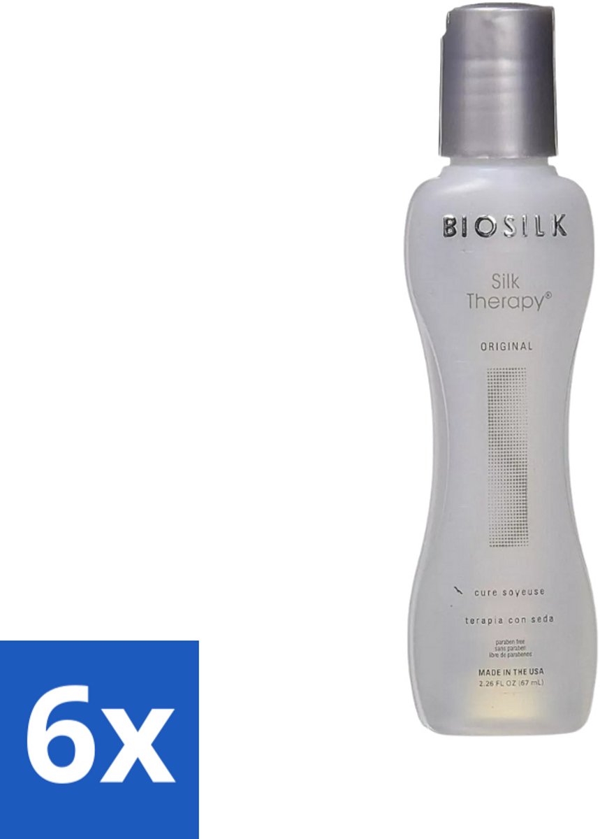 Biosilk - Haarserum - Silk Therapy - Original - 67ml - Voordeelverpakking - 6 stuks