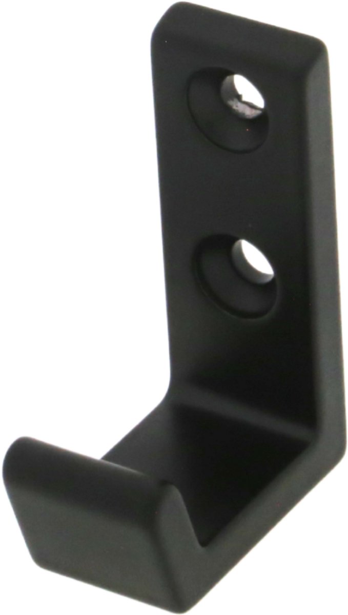 Handdoekhaak enkel zwart 0555-18