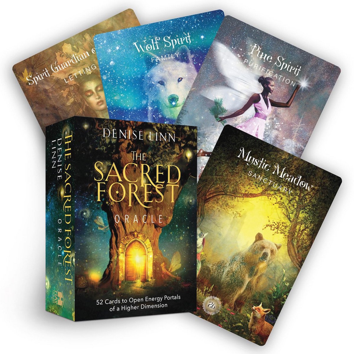 Sacred Forest Oracle: 52 Kaarten voor het Openen van Energieportalen