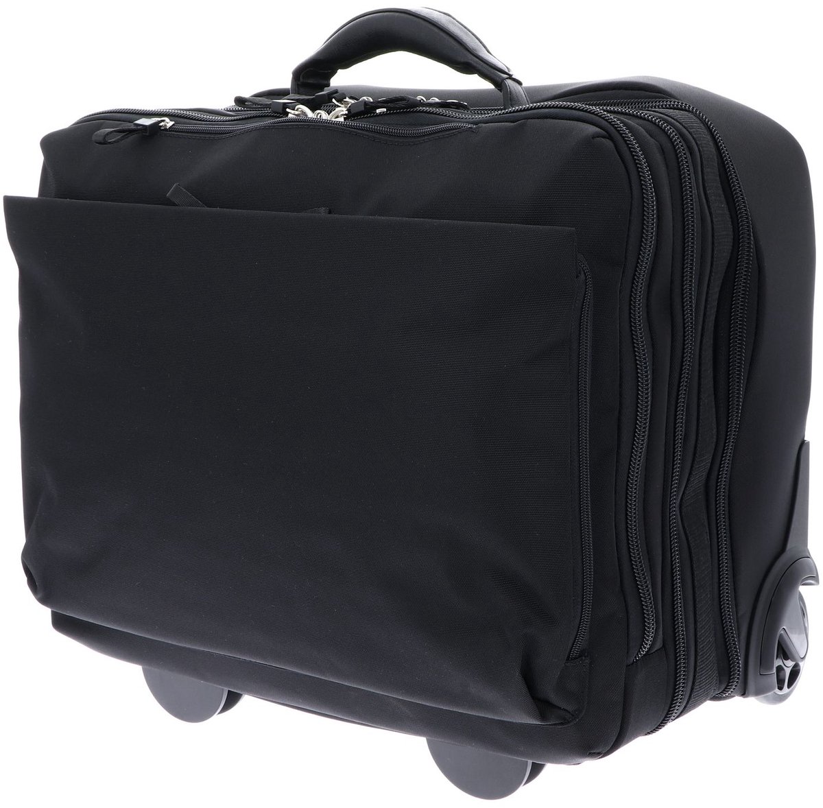 LEONHARD HEYDEN Trolley met laptopvak Soho Wheeled Pilot Case Black Zwart 45cm