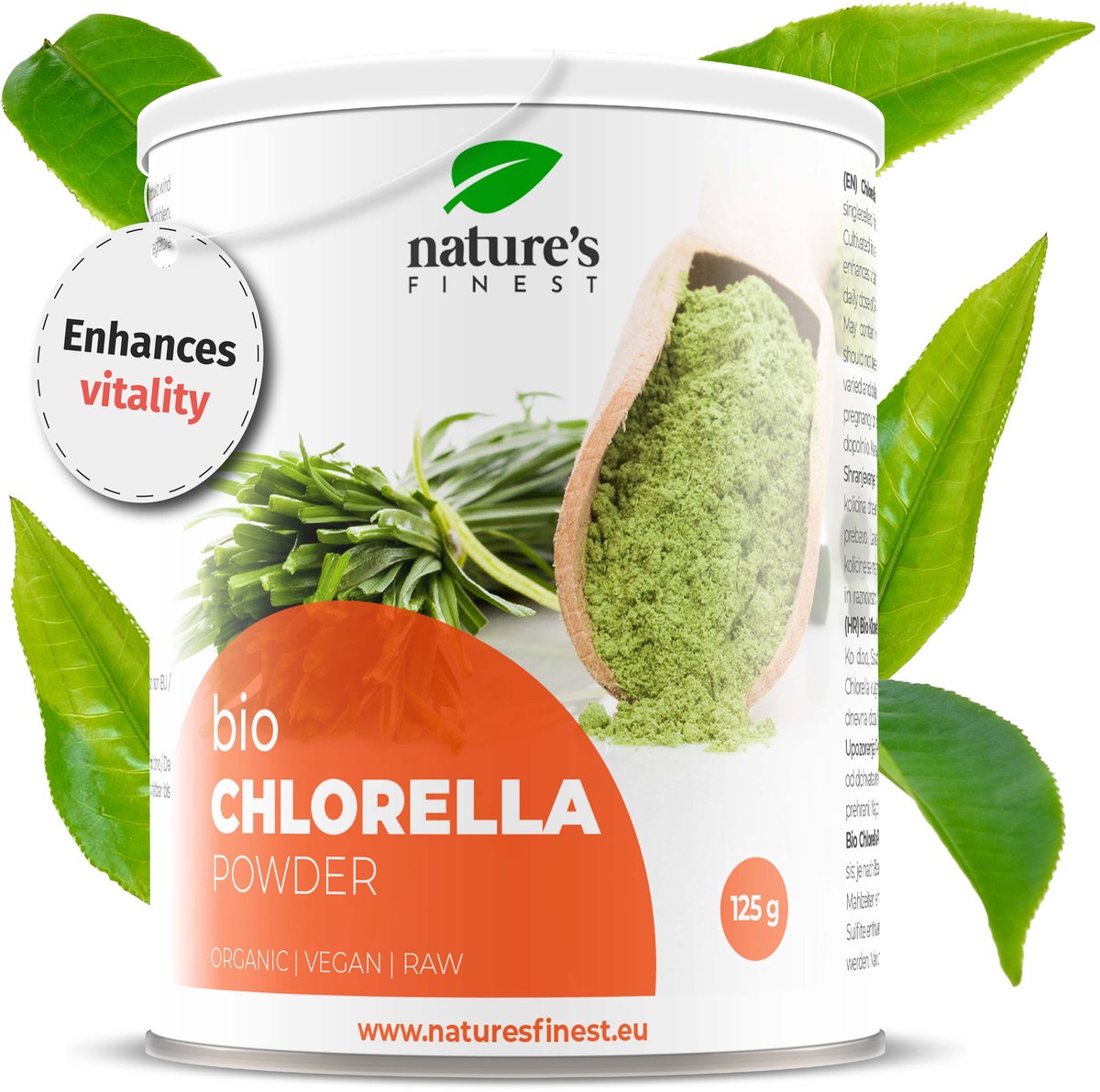 Goedkoopste Nature's Finest Chlorellapoeder Bio 125g - 100 Biologisch - Rijk aan chlorofyl en ijzer - Ondersteunt natuurlijke detox, immuunsysteem, energie en vitaliteit - Vegan superfood zonder toevoegingen