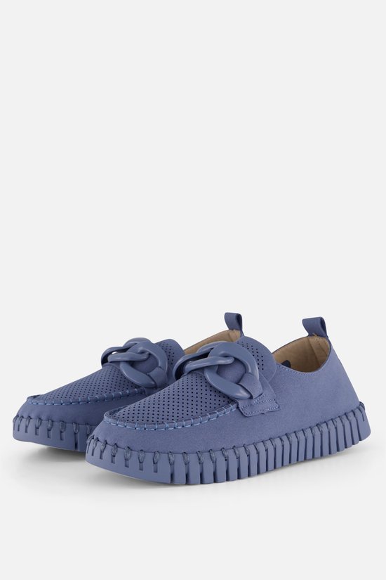 Mocassins Tulip Ilse Jacobsen bleu Microfibre - Femme - Taille 41