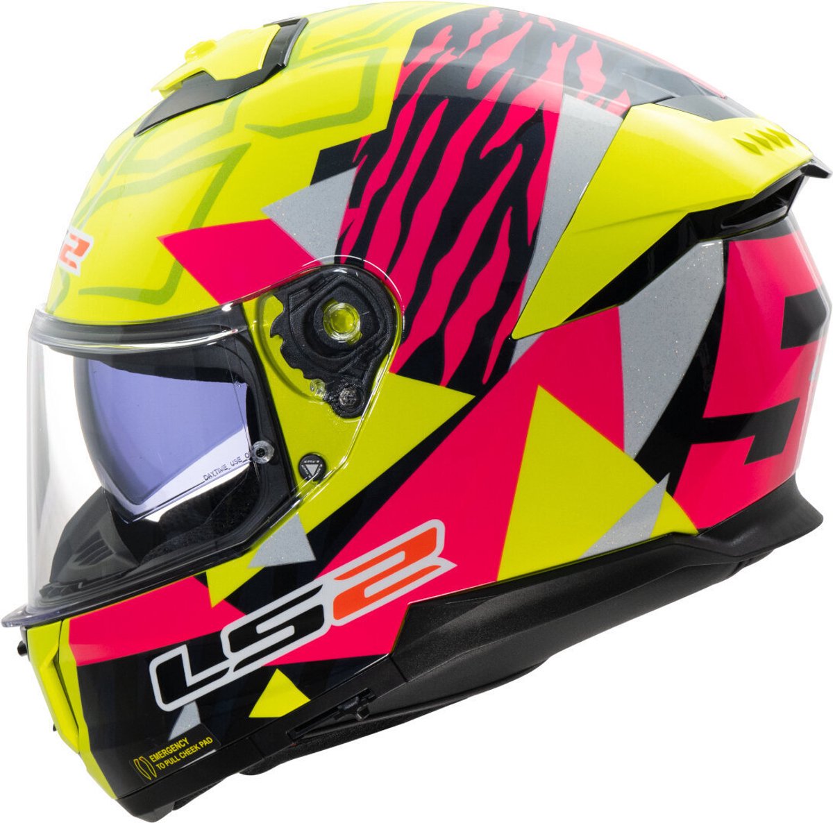 Ls2 Ff808 Stream Ii Tiger Integraalhelm Veelkleurig 2XL