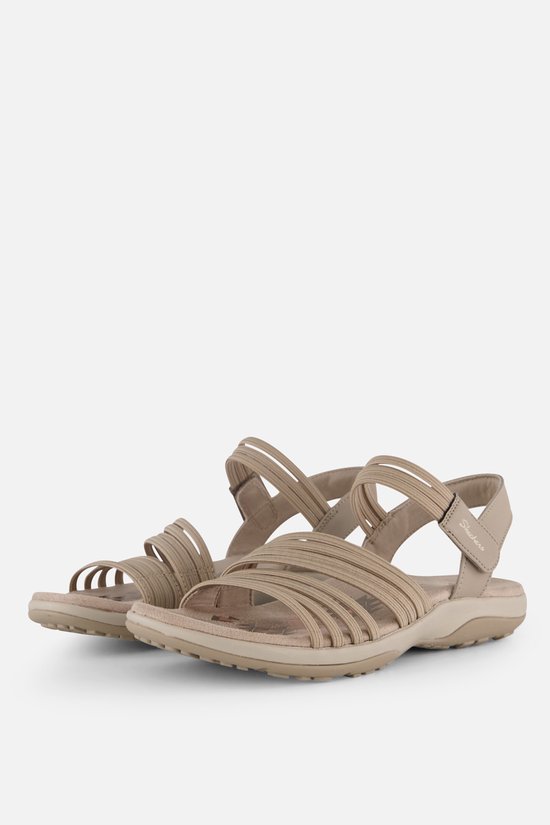 Skechers Reggae Slim Coffee dames sandalen beige - Maat 38 - Extra comfort - Memory Foam