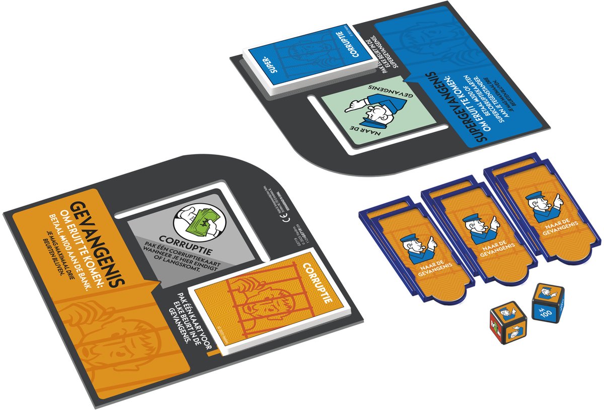 Monopoly Naar de gevangenis - Uitbreiding voor Monopoly - Gezelschapsspel — afbeelding 3