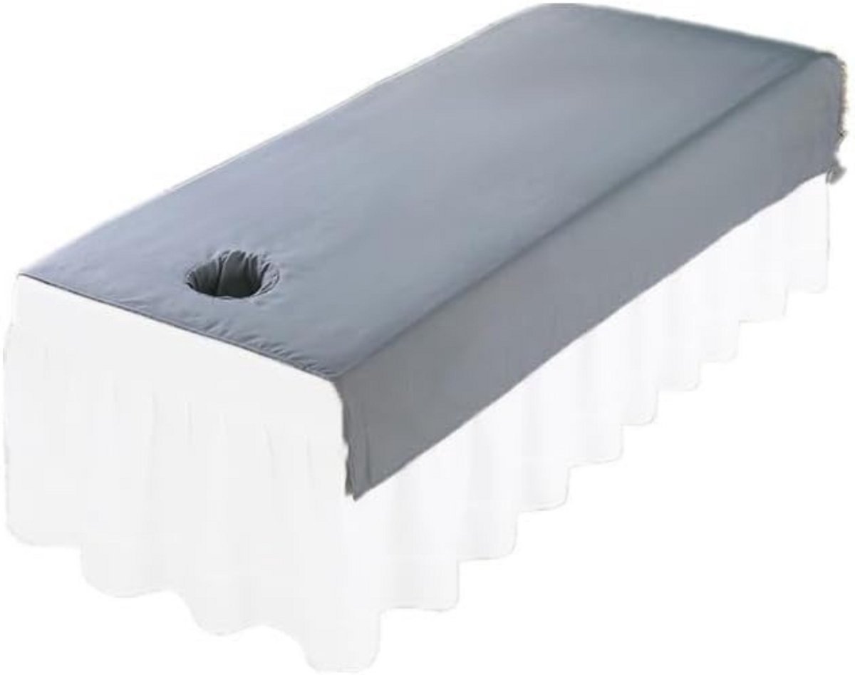 Zylo® Massagetafel Hoeslaken - Massagetafel - Massagetafel Inklapbaar - 24.2 x 8.1 x 6.3 cm - Donkergrijs