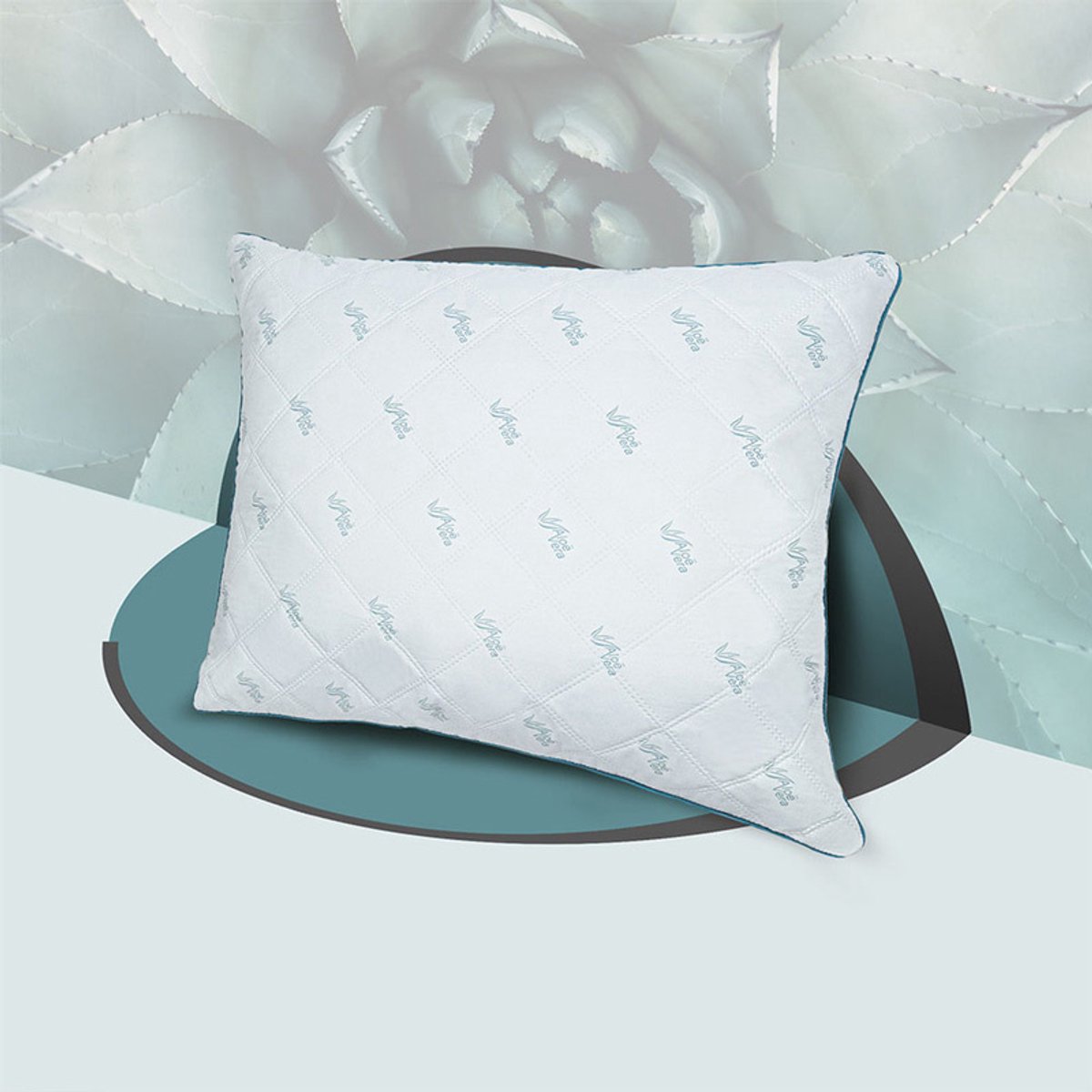 Aloë Vera - Hoofdkussen - Lux Hoofdkussen - 60x70 cm