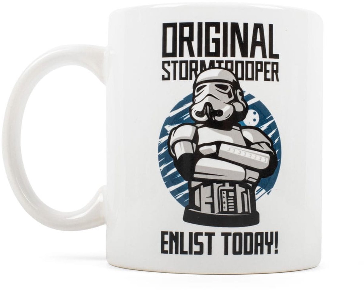 Thumbs Up Original Stormtrooper Mok / Beker Enlist Today White Cups & Mok / Bekers
