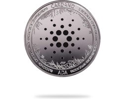 CHPN - Cardano coin - ADA - Munt - ADA koers - COINS - Altcoins - Zilverkleurig - Cryptotoken - Token - Cardano munt - Crypto - Crypto cadeau