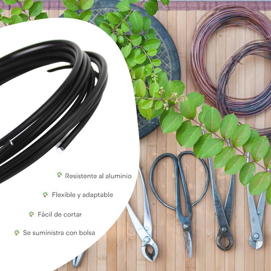 Geotools Bonsai-Draht, 6,0 Mm – Kupfer-Aluminium, 500 G, 6 M Länge, Zum Formen Von Bonsai-Ästen