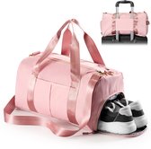 YONO Weekendtas - Reistas Handbagage 40x30x20 - Duffel Bag - Dames en Heren – Roze
