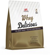 Bol.com XXL Nutrition - Whey Delicious - 80% Eiwit - Aardbei Banaan - Wei Eiwitpoeder met BCAA & Glutamine Proteine Poeder Eiwit... aanbieding