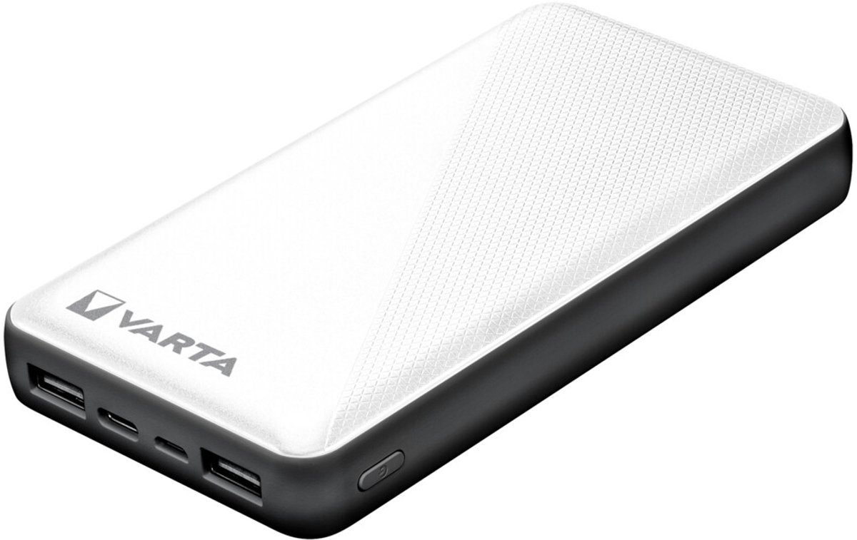 Varta Powerbank - Micro-USB - 0 mAh - Wit/zwart - 1 poort