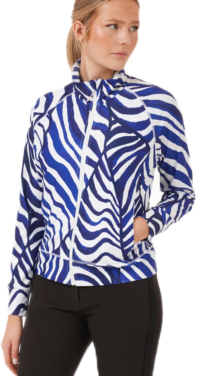 Func Factory dames Sportvest Isa blue zebra maat XXL van Func Factory — afbeelding 3