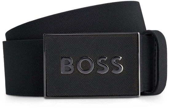 BOSS Cuir Ceinture Boss Icon-S1 Sz40 Belt W85 Black 2 Noir