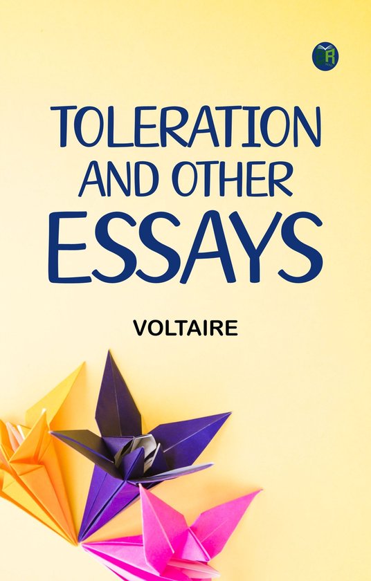 Toleration and other essays - cover