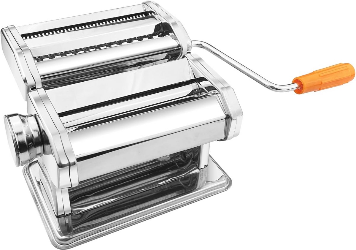 Handmatige Pastamachine met 6 Instelbare Dikte-instellingen - Verse Pasta voor Thuis