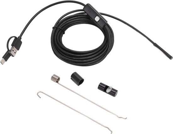 Waterdichte HD endoscoopcamera met IP67 en 6 leds