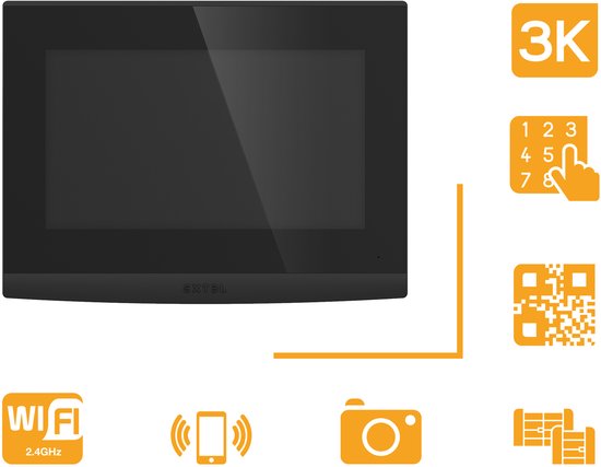 Extel Open 3K Wifi intercom met camera - bedraad - met keypad — afbeelding 3