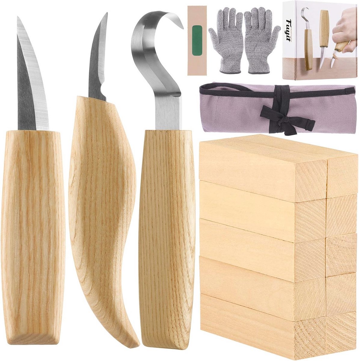 Pfeil houtsnijset voor beginners