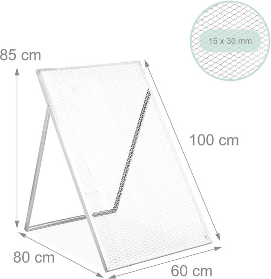 Tuinzeef - 15 x 30 mm mazen - gegalvaniseerd - metaal — afbeelding 2