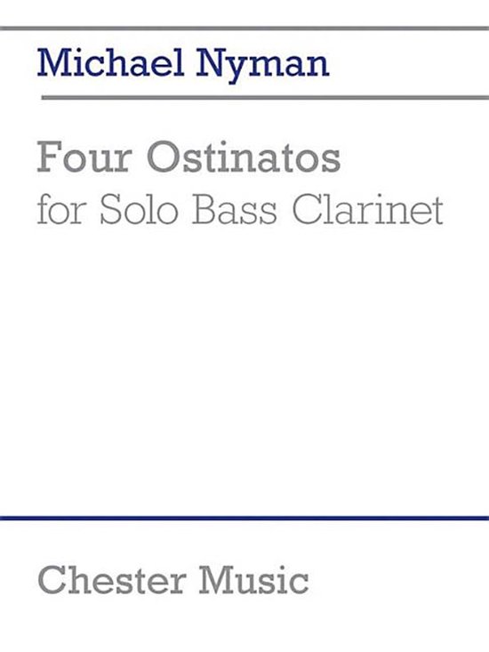Four Ostinatos (for Solo Bass Clarinet) - cover