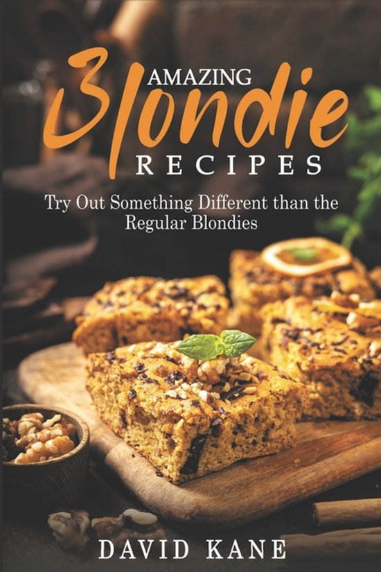 Amazing blondie recipes - cover