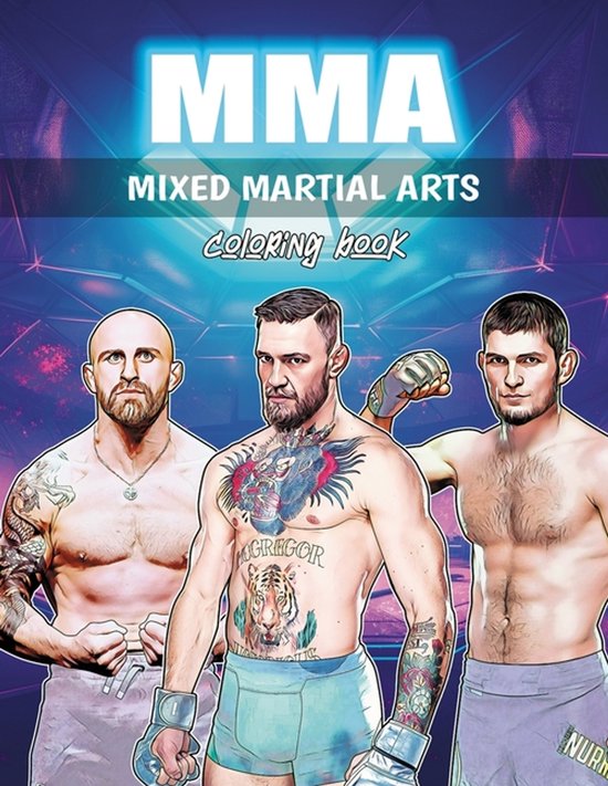 MMA (Mixed martial arts) Coloring book - cover