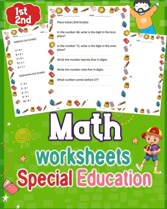 Math Special Education GRADE 1st-2nd - cover