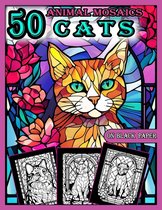 Stained Glass Animals Coloring Book for Adults- Animal Mosaics Coloring Book