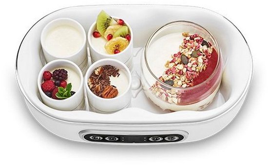8 potten 20w yoghurtmaker - simeo - yva640 van Merkloos — afbeelding 5