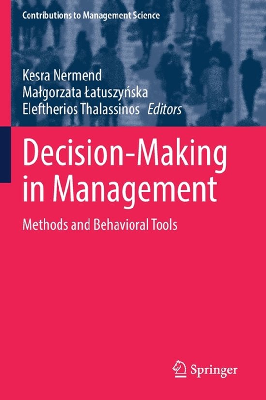 Decision Making in Management - cover