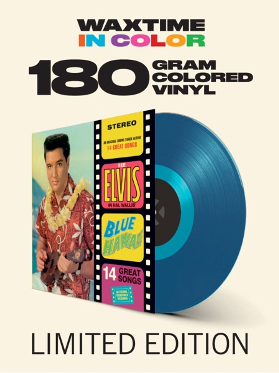 Elvis Presley Blue Hawaii - 1xLP op blauw vinyl met Can't Help