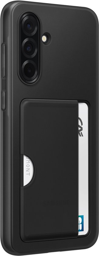 Samsung Galaxy A36 Card Slot Back Cover Zwart