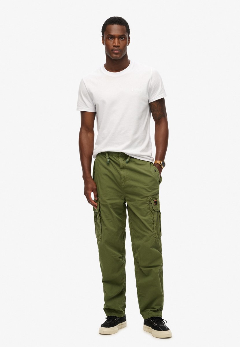 Superdry Baggy Parachute broek Heren Broeken Olijf
