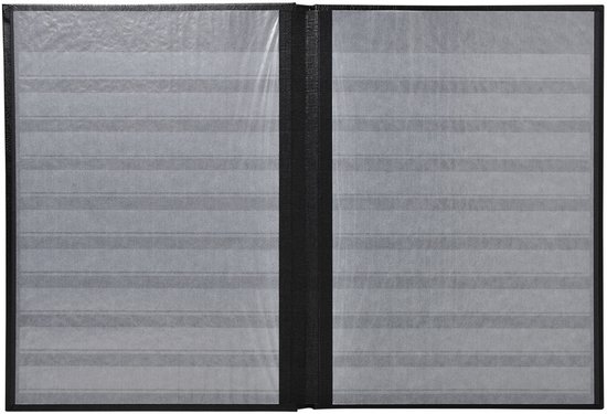 Prophila 60 zwarte pagina's insteekboek postzegelalbum bruin