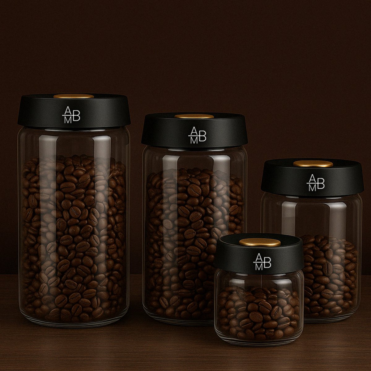 Cafedekona Glas Busje Vacuüm Glas Verzegelde Tank