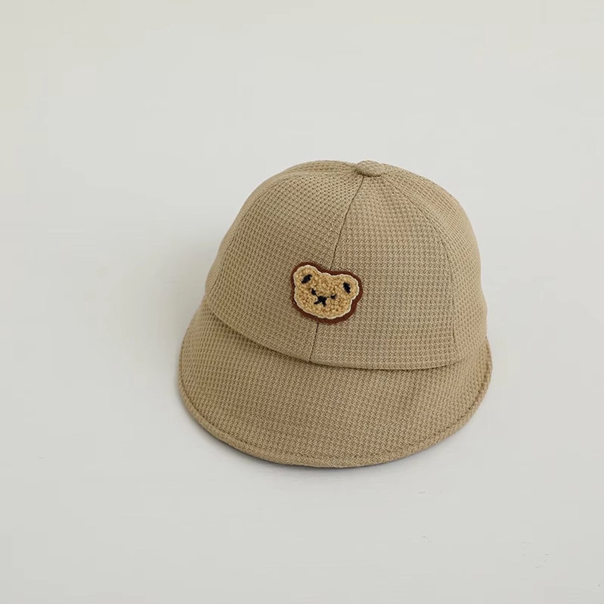 IL Bambini - Zonnehoedje baby - Baby hoedje - Zonnehoed kind - Bucket Hat- 8 tot 36 maanden - Beer - Zand