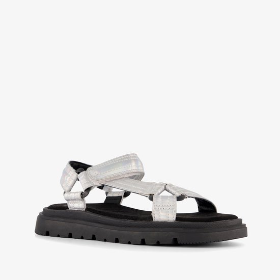 Blue Box meisjes sandalen zilverkleurig - Maat 32