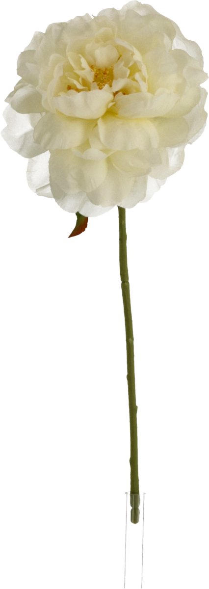 maxifleur Kunstplanten Pioen Kunstbloem 38cm Creme