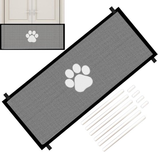 Bettacare Extra Tall Elite Hondenhek, 189cm 198cm, Mat Wit, Hoog 100cm In Hoogte Druk Montage Hek Voor Honden En Puppy S Huisdier Hond Barriere Eenvoudige Installatie 652593609
