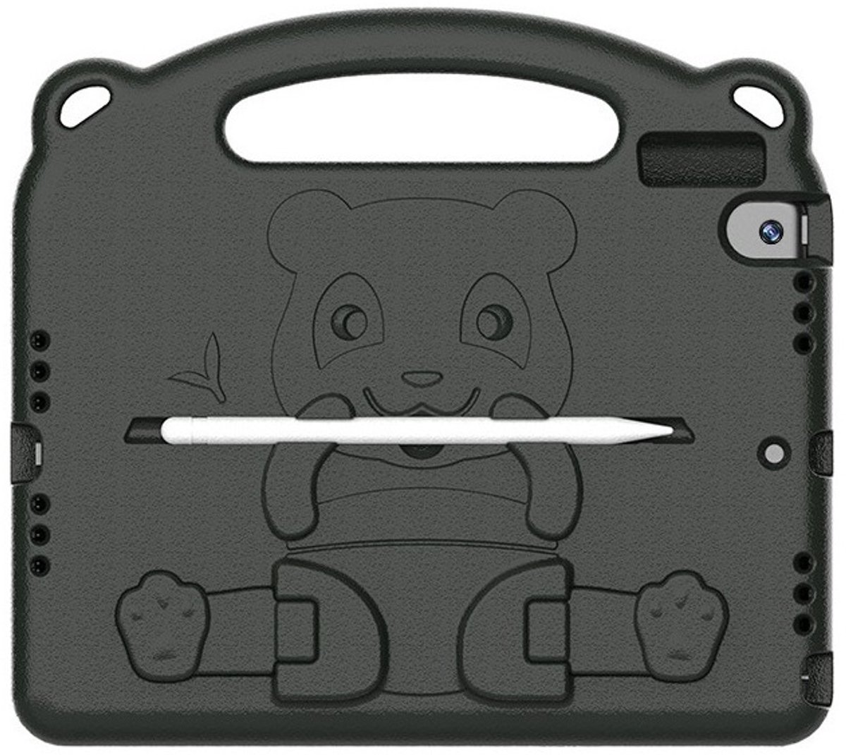 Kids Case Geschikt voor: iPad 2019 / 2020 / 2021 10.2 inch / iPad 10.2, duurzame Schokbestendige hoes - Zwart