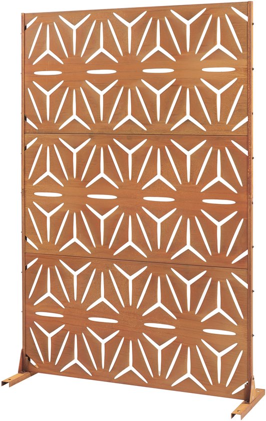 Cloison de séparation Kilsturd brise-vue 180x120x40 cm patine casa.pro