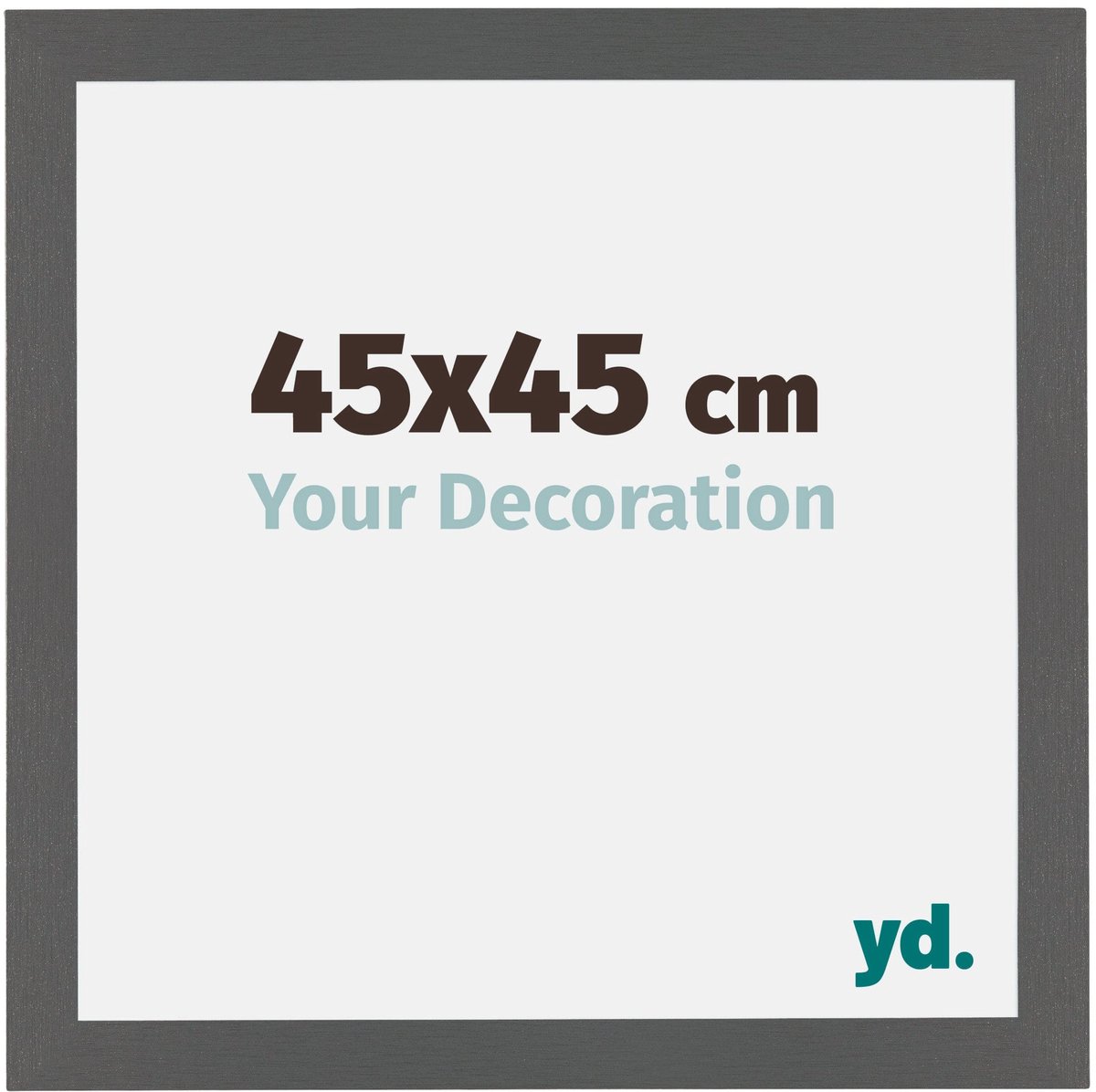 yd. Your Decoration - Fotolijst 45x45 cm - MDF - Antraciet - Mura