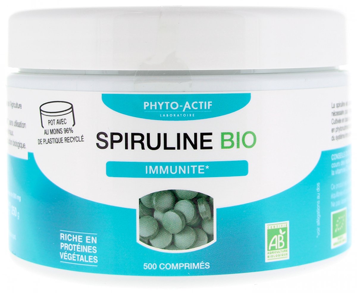 Phyto-Actif Spirulina Immunity Organic 500 Tabletten