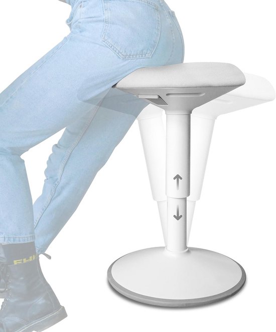 Ergonomische zitkruk – werkkruk – staande Kruk – 360° Kantelbaar – bureaustoel – hoogte verstelbaar 58–83 cm – groot voetstuk – antislip – grijs OSC008G01 – | Gecontroleerde retourproducten en nieuwe overstockproducten tegen een Ergonomische zitkruk – werkkruk – staande Kruk – 360° Kantelbaar – bureaustoel – hoogte verstelbaar 58–83 cm – groot voetstuk – antislip – grijs OSC008G01 – | Gecontroleerde retourproducten en nieuwe overstockproducten tegen een